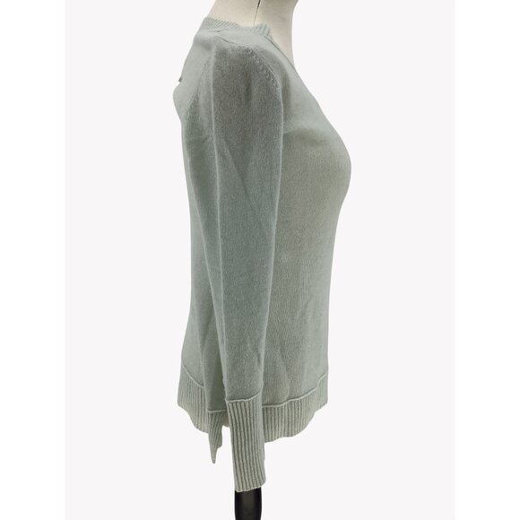 NWT Cynthia Rowley Womens Mint 2-Ply 100% Cashmere Sweater S - Picture 5 of 8